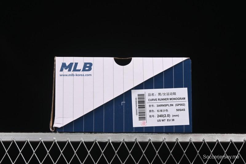 حذاء جري كاجوال ذو نعل سميك بنعل سميك بنمط منحني مكتنزة من نيويورك يانكيز MLB - 3ARNSPL5N50SAS