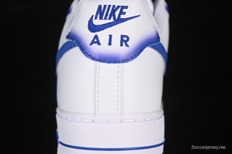 حذاء رياضي نايك اير فورس 1'07 منخفض بلو بلانيت أزرق كاجوال مع وسادة هوائية كاملة الطول - ZH0316-079