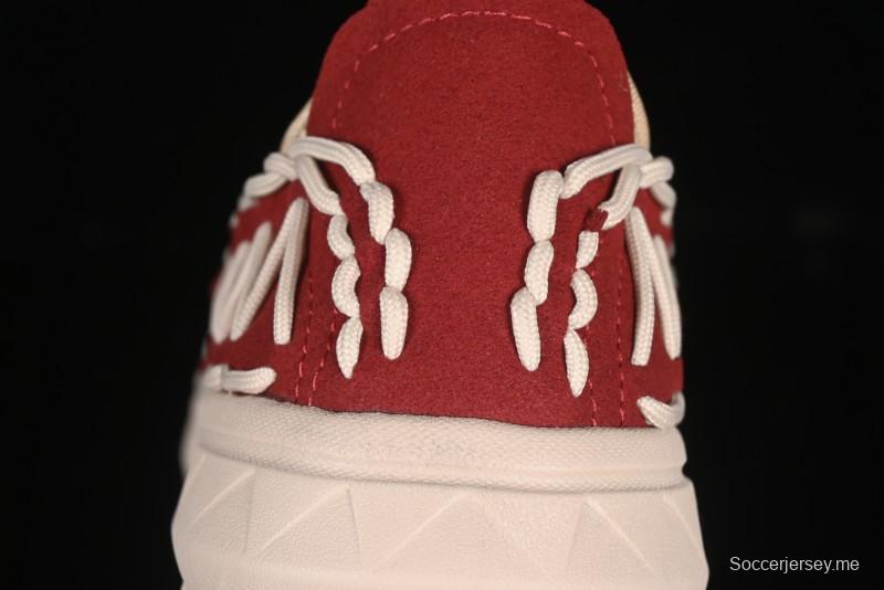 صندل رياضي مسطح منسوج بحزام مطاطي منسوج بحزام مطاطي في الهواء الطلق - 1014097 أحمر