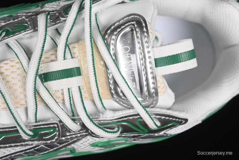 حذاء كاجوال كاجوال أخضر اللون أخضر بربطة عنق مصبوغة بالألوان من أوف وايت بي رايت - X.E5