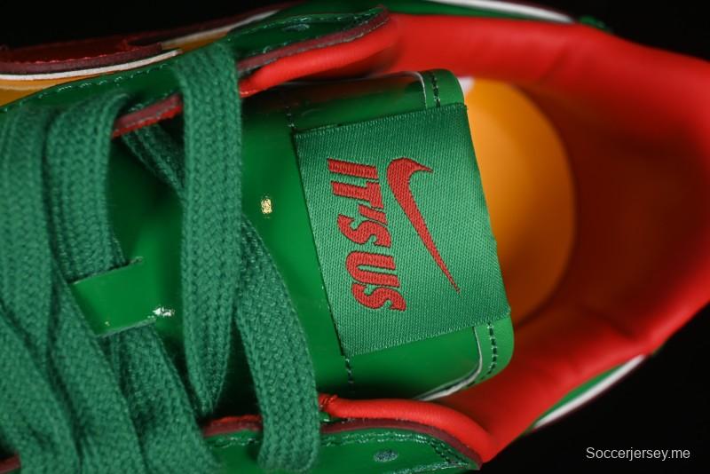 حذاء نايك اير فورس 1'07 المنخفض من نايك اير فورس 1'07 ليل ياكتي كاجوال مع تصميم متعدد الألوان من الجلد اللامع - IH4383-300