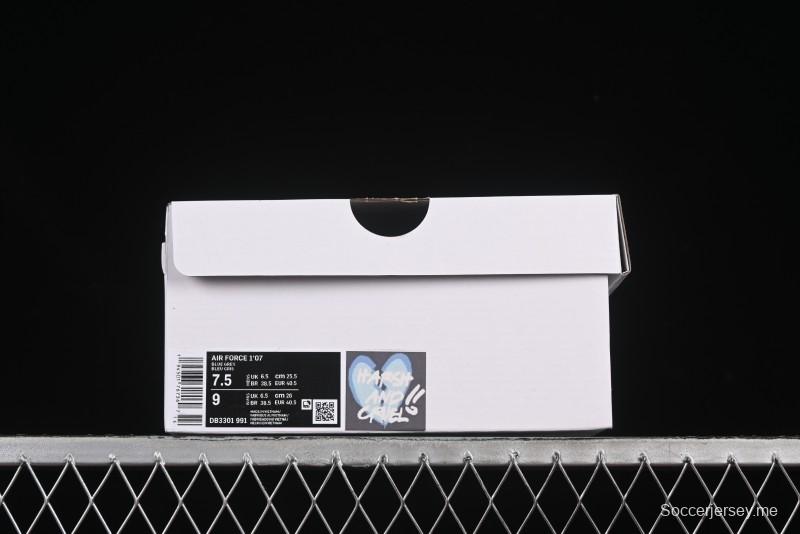 حذاء نايك اير فورس 1'07 منخفض "بلو ستار لوف" 520 سلسلة نايك اير فورس 1'07 إصدار محدود كاجوال - DB3301-991