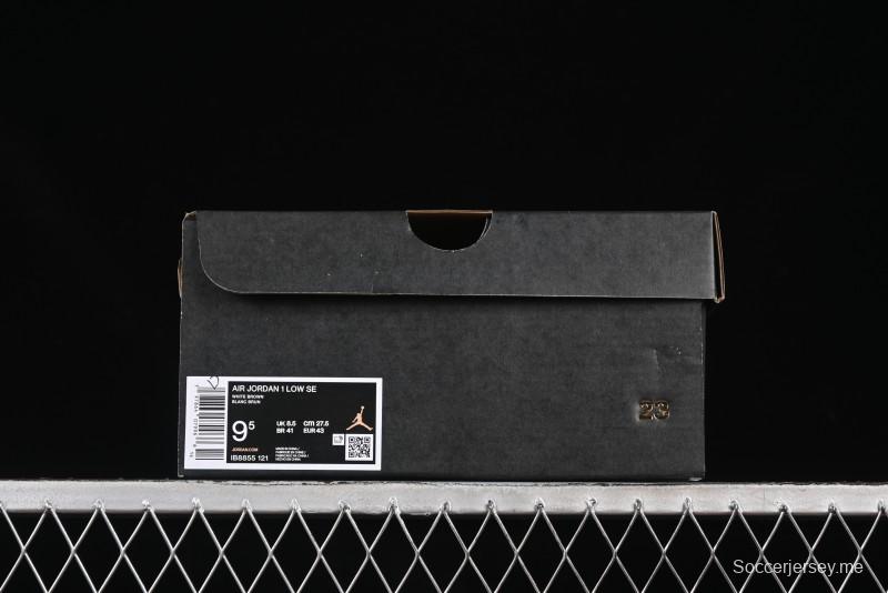 حذاء نايك اير جوردان 1 لاو "دونغدان" الرياضي الكاجوال من نايك اير جوردان 1 "دونغدان" باللون الأبيض بحليب جوز الهند - IB8855-121