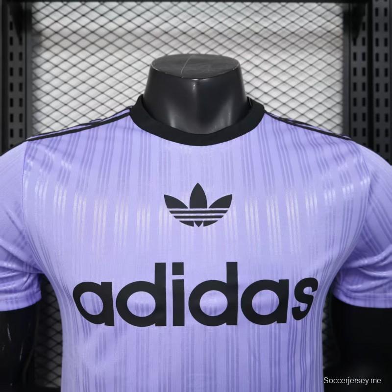 Player Version 2025 Adidas Original Purple T-Shirt