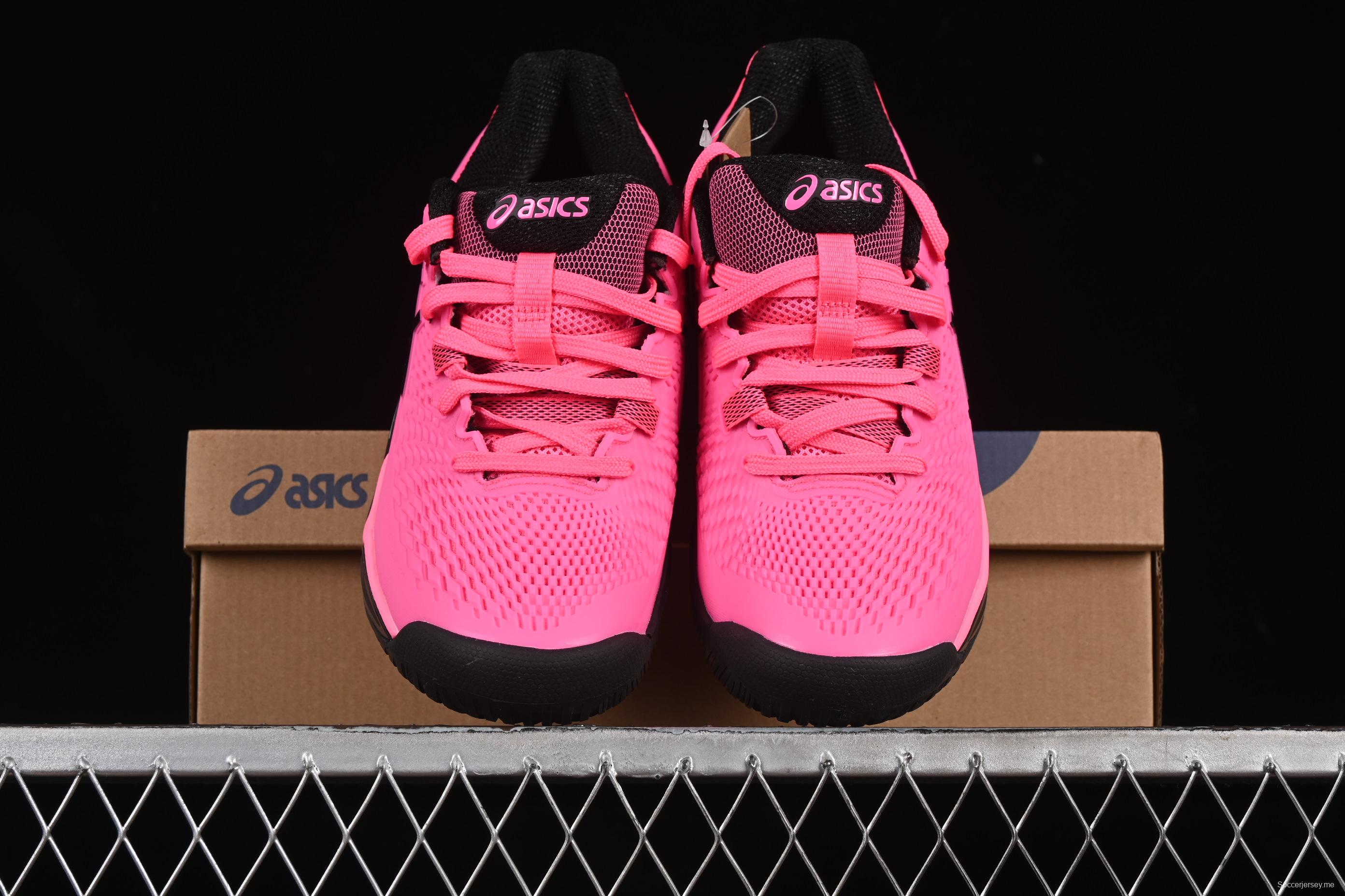 حذاء الجري جل-ريسوليوشن 9 ريترو من اسيكس جل-ريسوليوشن 9 مبطن كاجوال قابل للتنفس - 1041A330-700