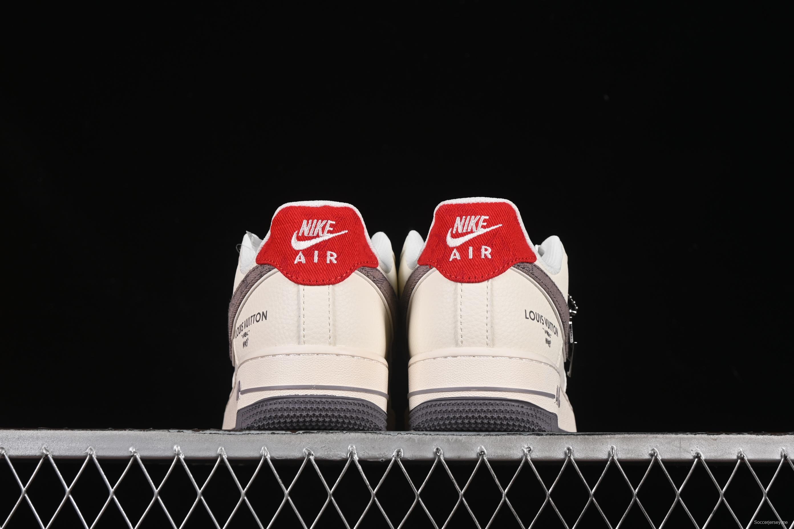 حذاء نايك اير فورس 1'07 المنخفض من نايك اير فورس 1'07 لون رمادي دنيم سووش سنيكرز كاجوال - XX3168-136