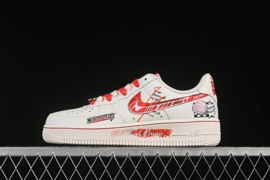 Nike Air Force 1'07 Low "Love Brain" 520 Series Limited Casual Sneakers - SD2023-024