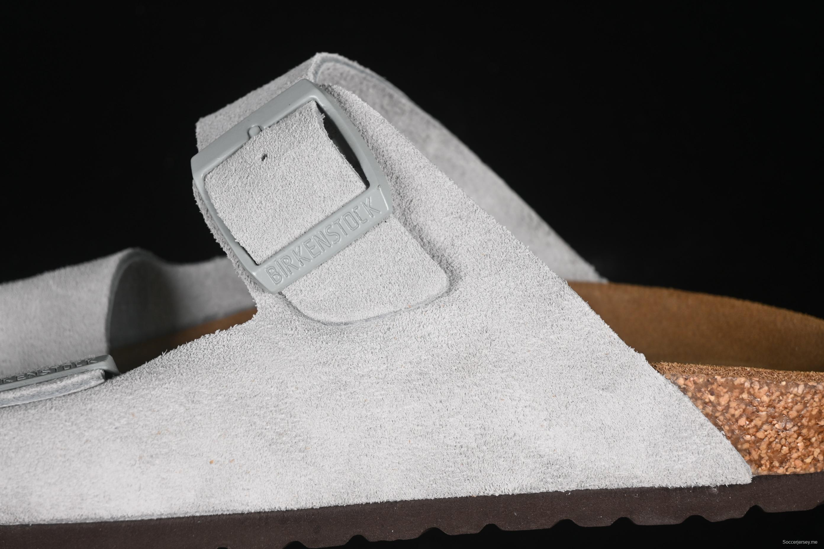 Birkenstock Sandals with Soft Suede Leather and Lambswool Insole - G.D4