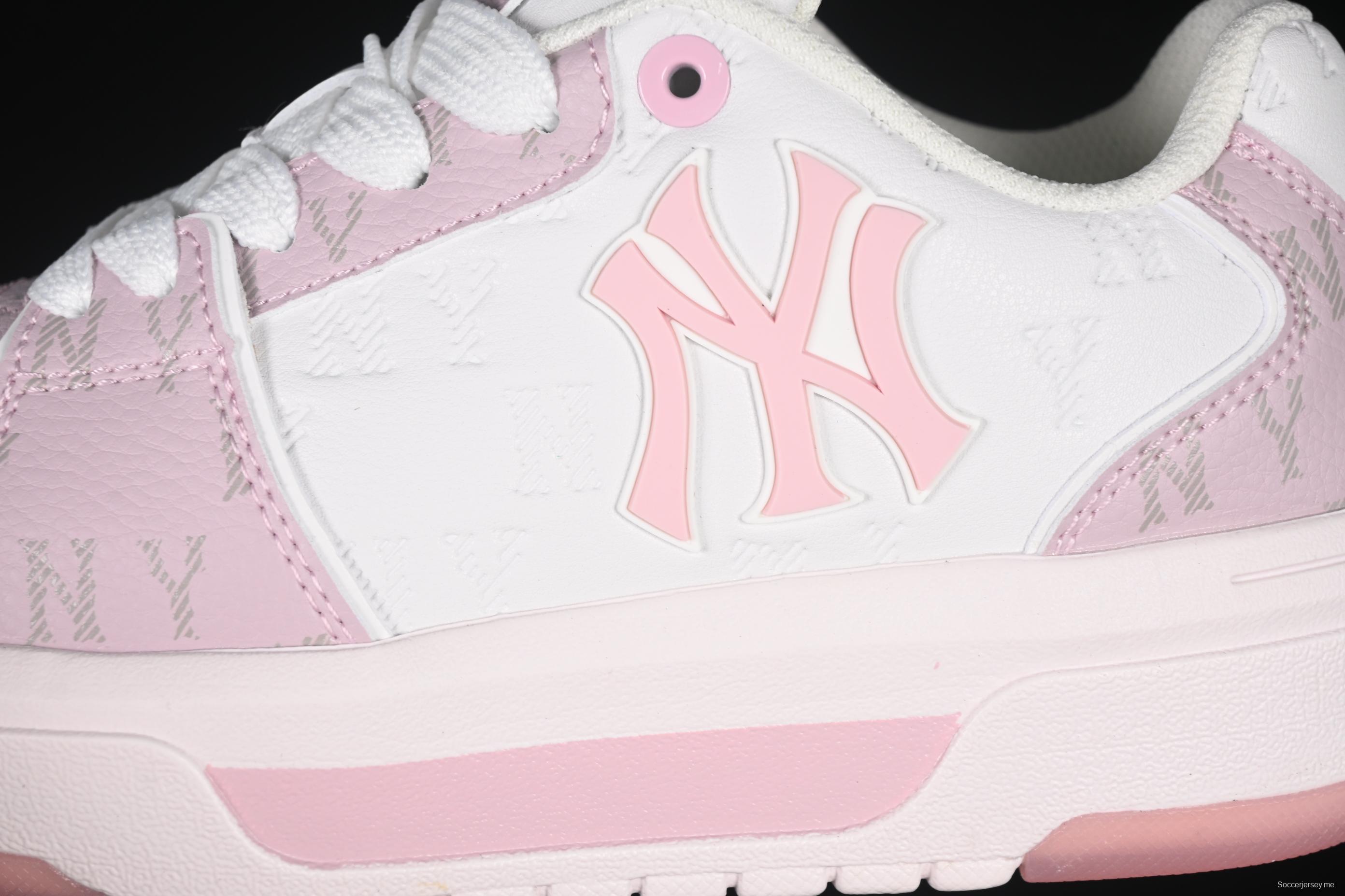 New York Yankees MLB Chunky Liner Embo Monogram Thick Sole Casual Running Shoes - 3ASXM075N50PKS