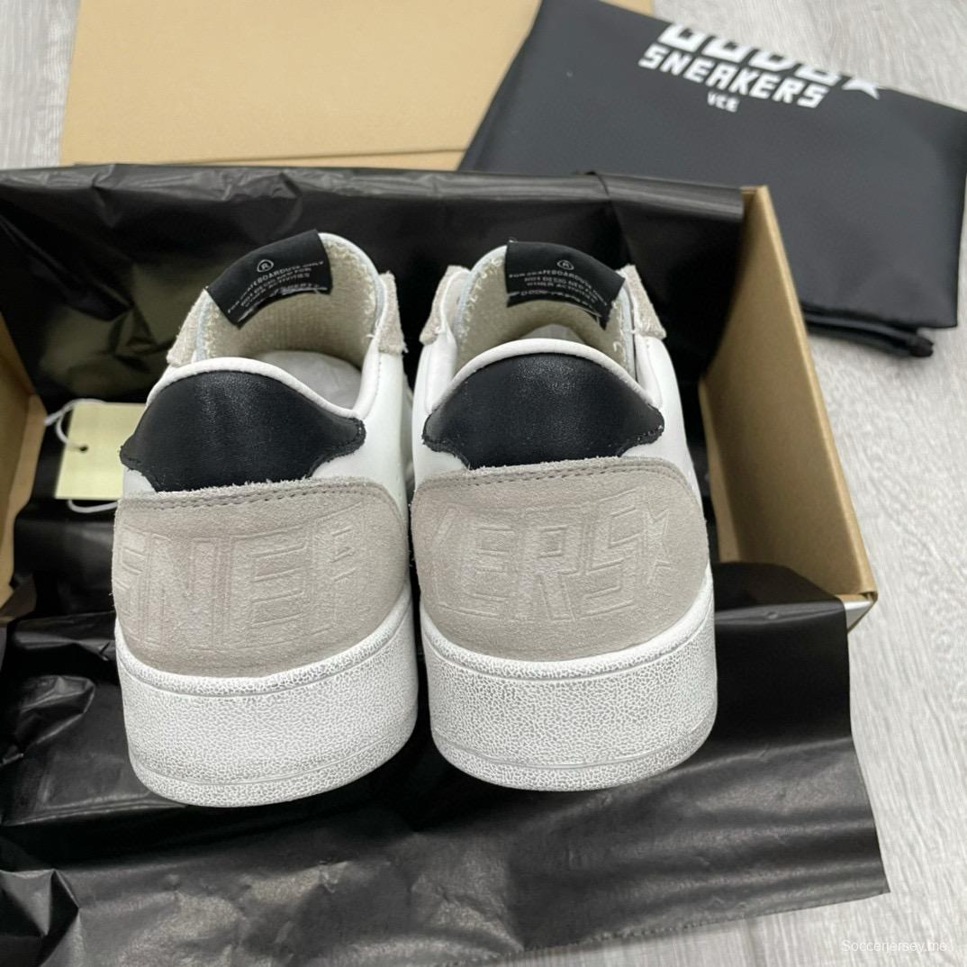 2024 Unisex GGDB White Black Suede Leather Low-top Sneakers MJ00260