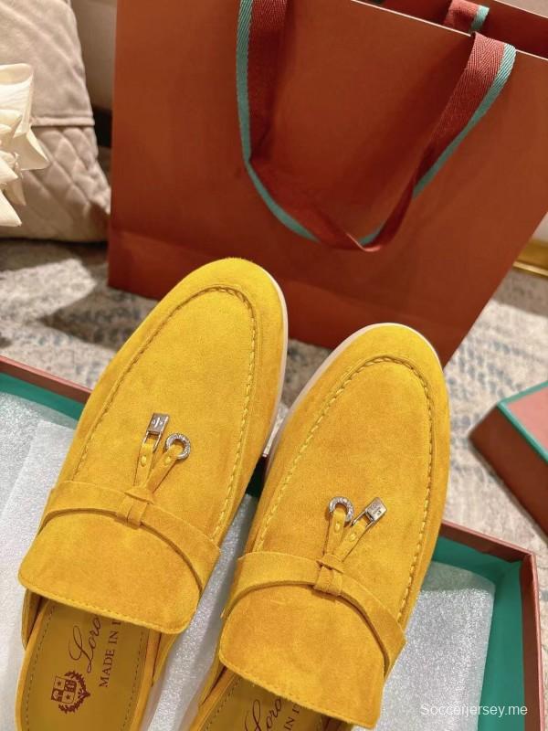 2025 LP Yellow Suede Slippers LY00360
