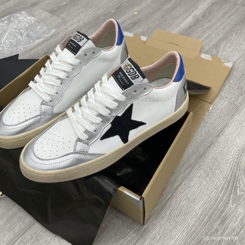 2024 Unisex GGDB White Grey Blue Leather Sneakers MJ00260
