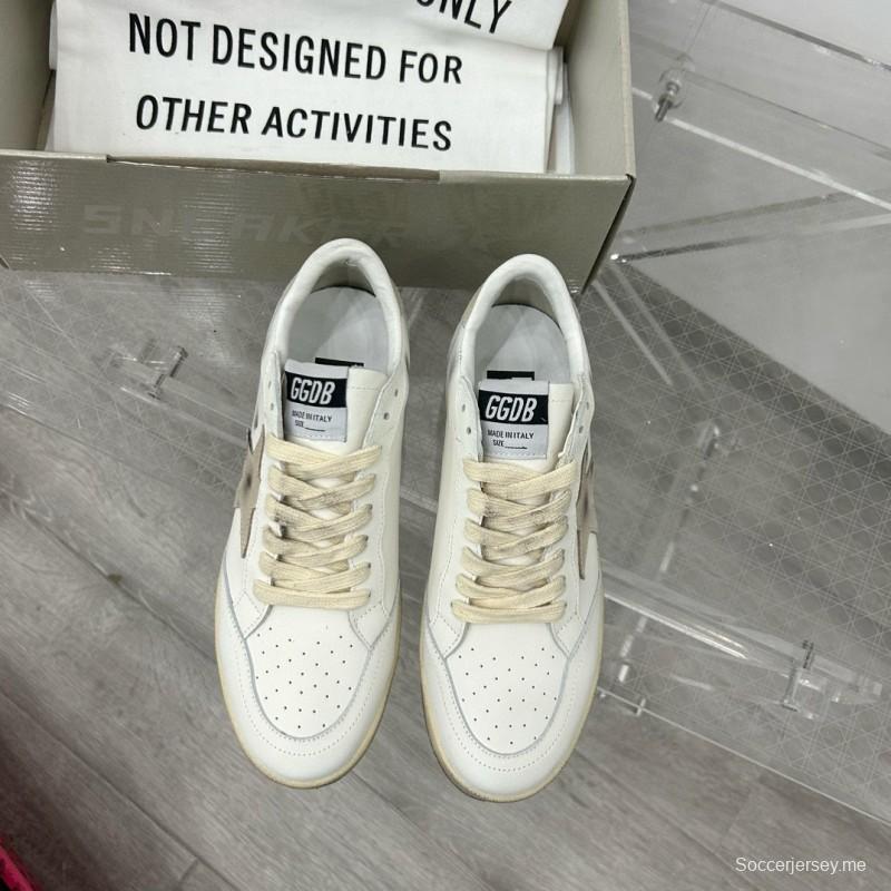 2024 Unisex GGDB White Grey Leather Sneakers MJ00260