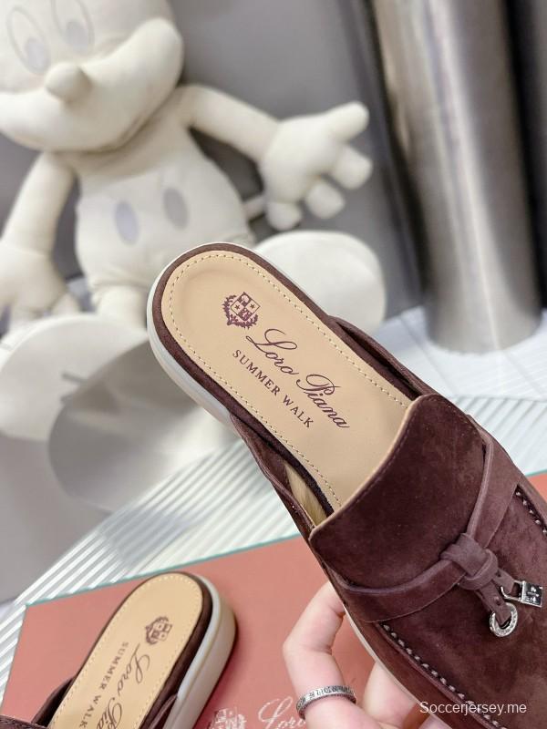 2024 Slippers LP Brown Suede Loafers