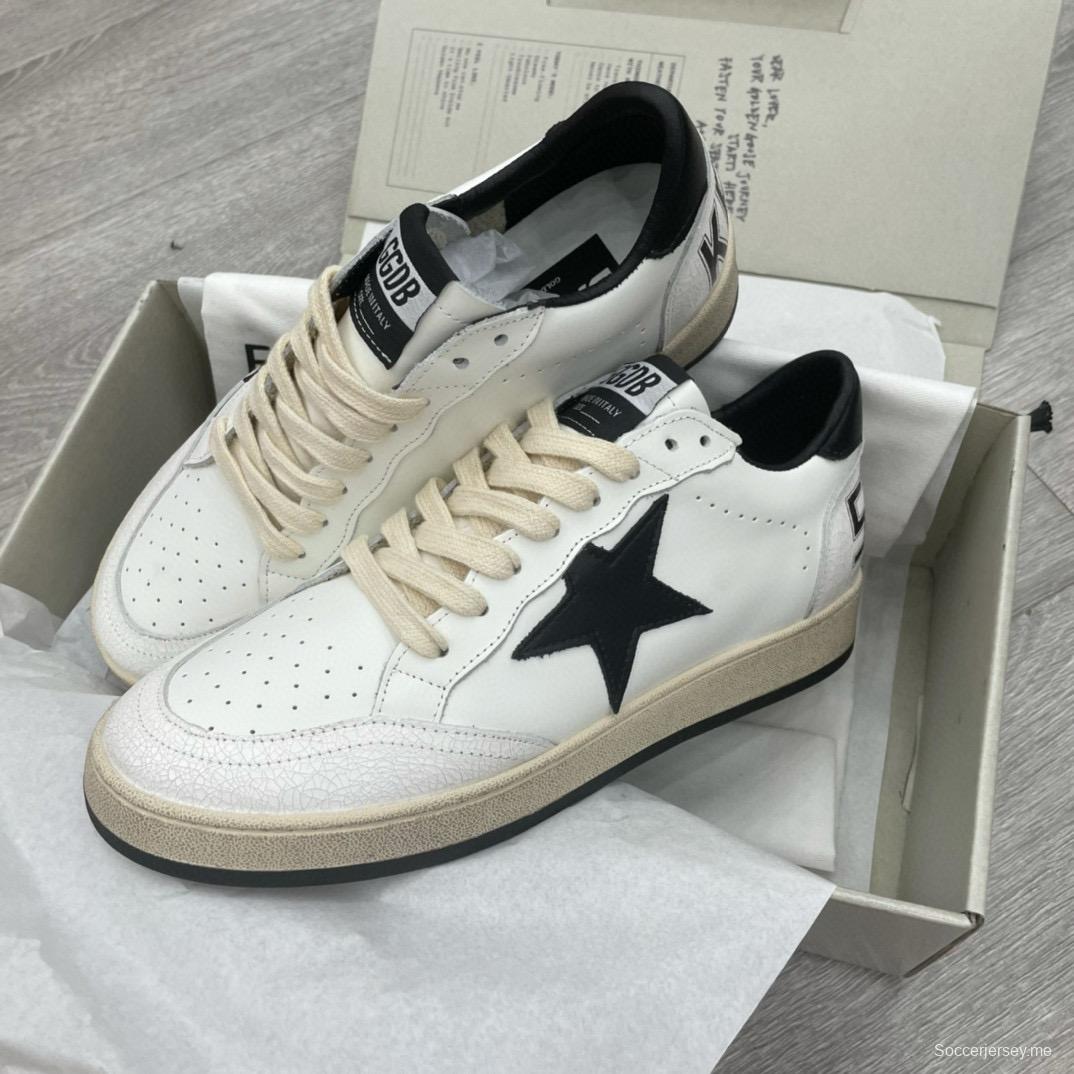 2024 Unisex GGDB White Black Leather Sneakers MJ00260