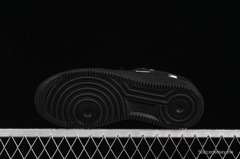 Nike Comme Des Garcons Air Force 1 Low Casual Sneakers with Full-Length Air Cushion - IB9949-001