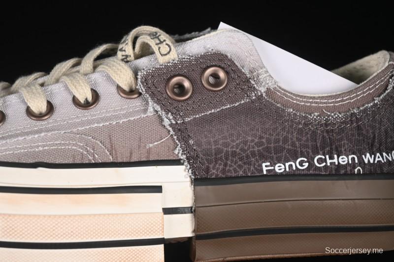 كونفرس تشاك 70 لو من كونفرس حذاء رياضي من قماش الكانفاس مفكك من تصميم فنغ تشين وانغ - A15741C