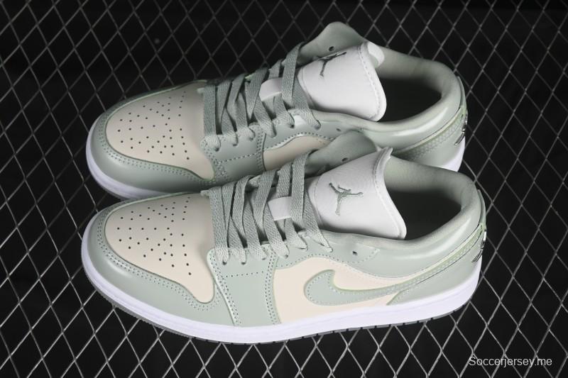نايك اير جوردان 1 اير جوردان 1 لاو AJ1 AJ1 Amber Green Low Top Low Skate Shoes HF4078-100