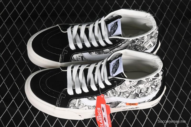 حذاء تزلج سكيت كلاسيك من فانس Sk8-Mid Classic - VN0A347UVGD