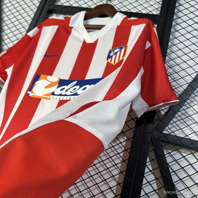 02/03 Retro Atletico Madrid Home Jersey