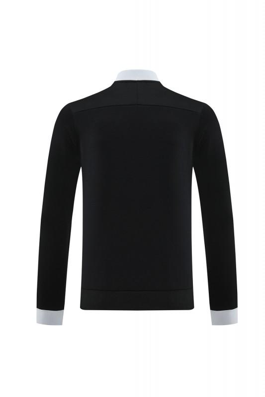 2025 سترة سوداء بسحاب كامل من نايك 2025 + بنطلون طويل