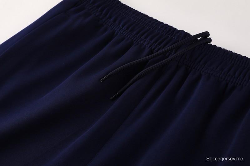 2025 سترة بسحاب كامل باللون الكحلي من نايك 2025 + بنطلون طويل