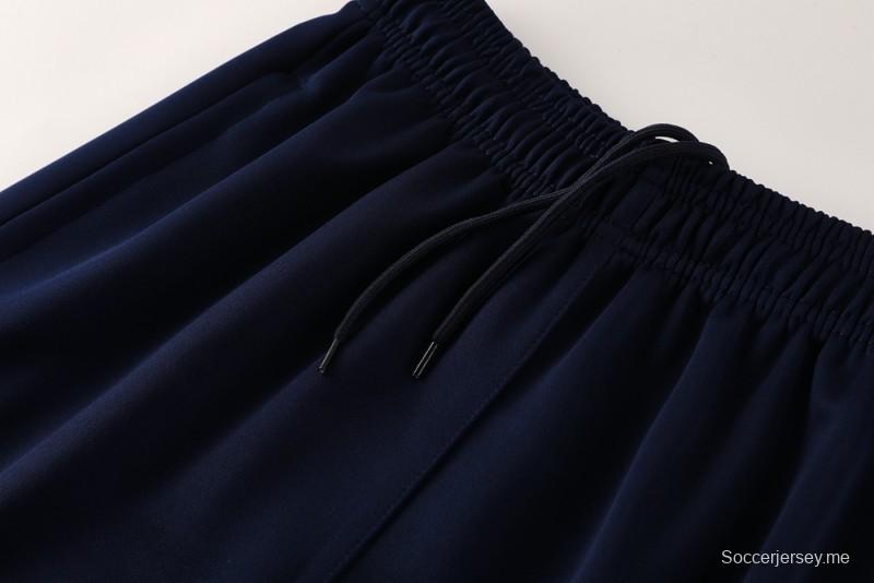 2025 Nike Blue/Navy Full Hoodie Zipper Jacket +Long Pants