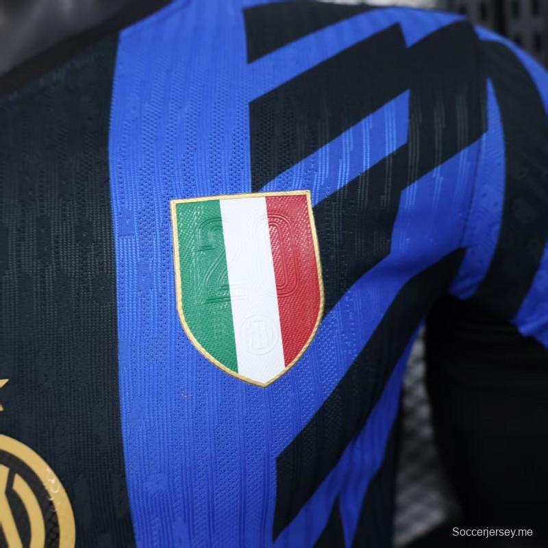 نسخة اللاعب 24/25 قميص فريق إنتر ميلان 24/25