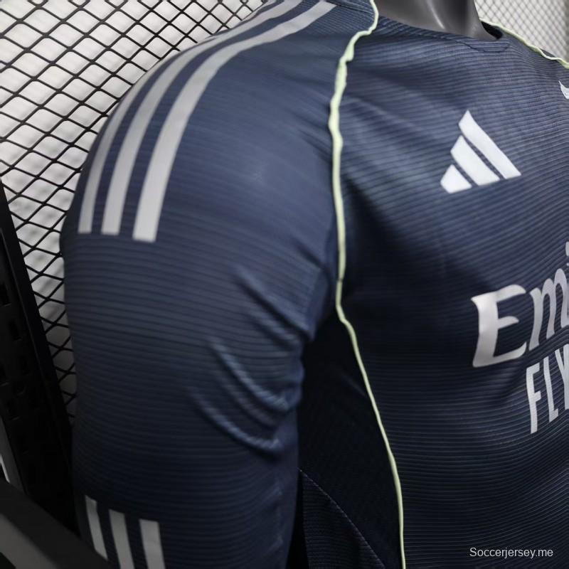 إصدار اللاعب 25/26 قميص بأكمام طويلة الأكمام لريال مدريد خارج الديار