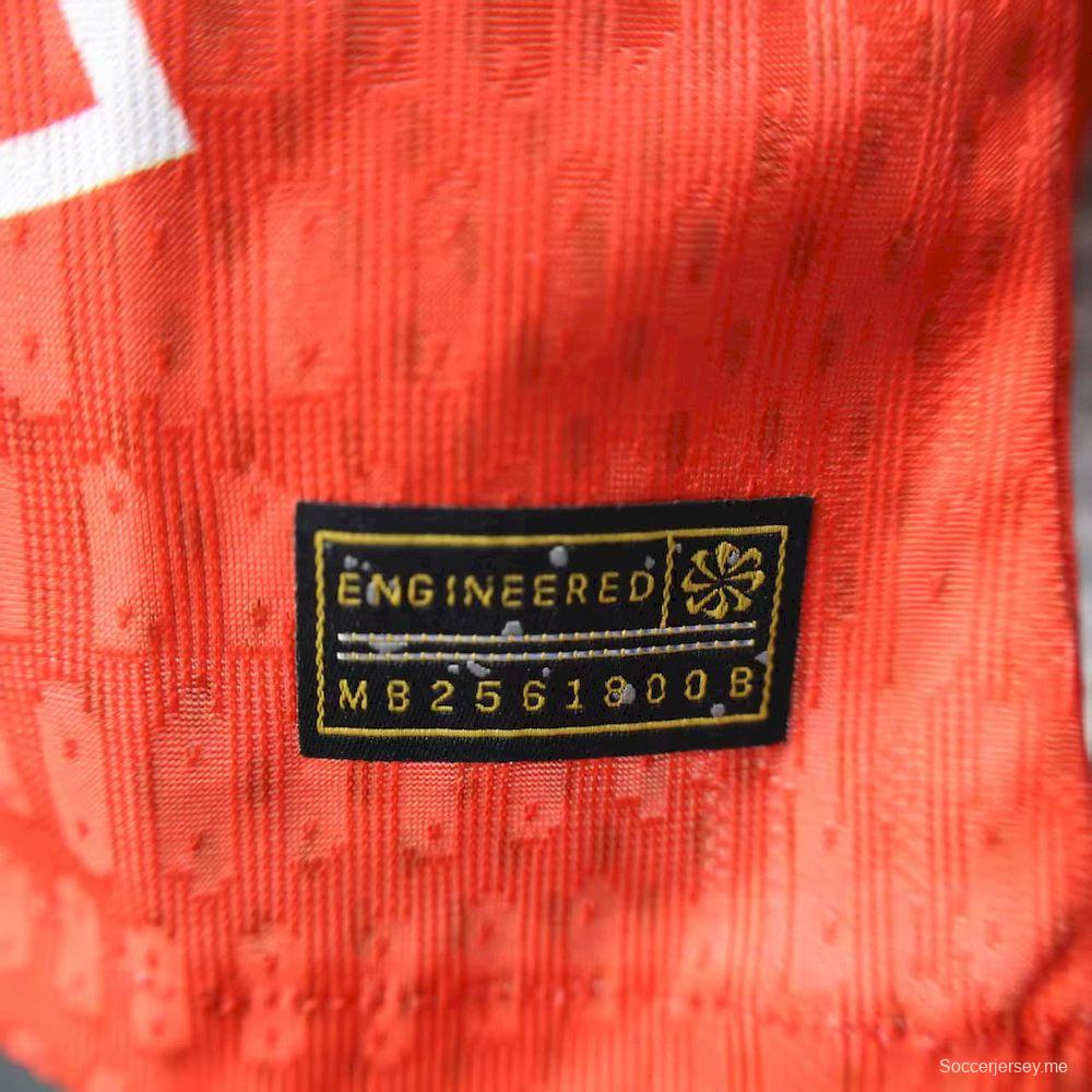 2025/26 نسخة اللاعب 2025/26 قميص برشلونة برتقالي إصدار خاص