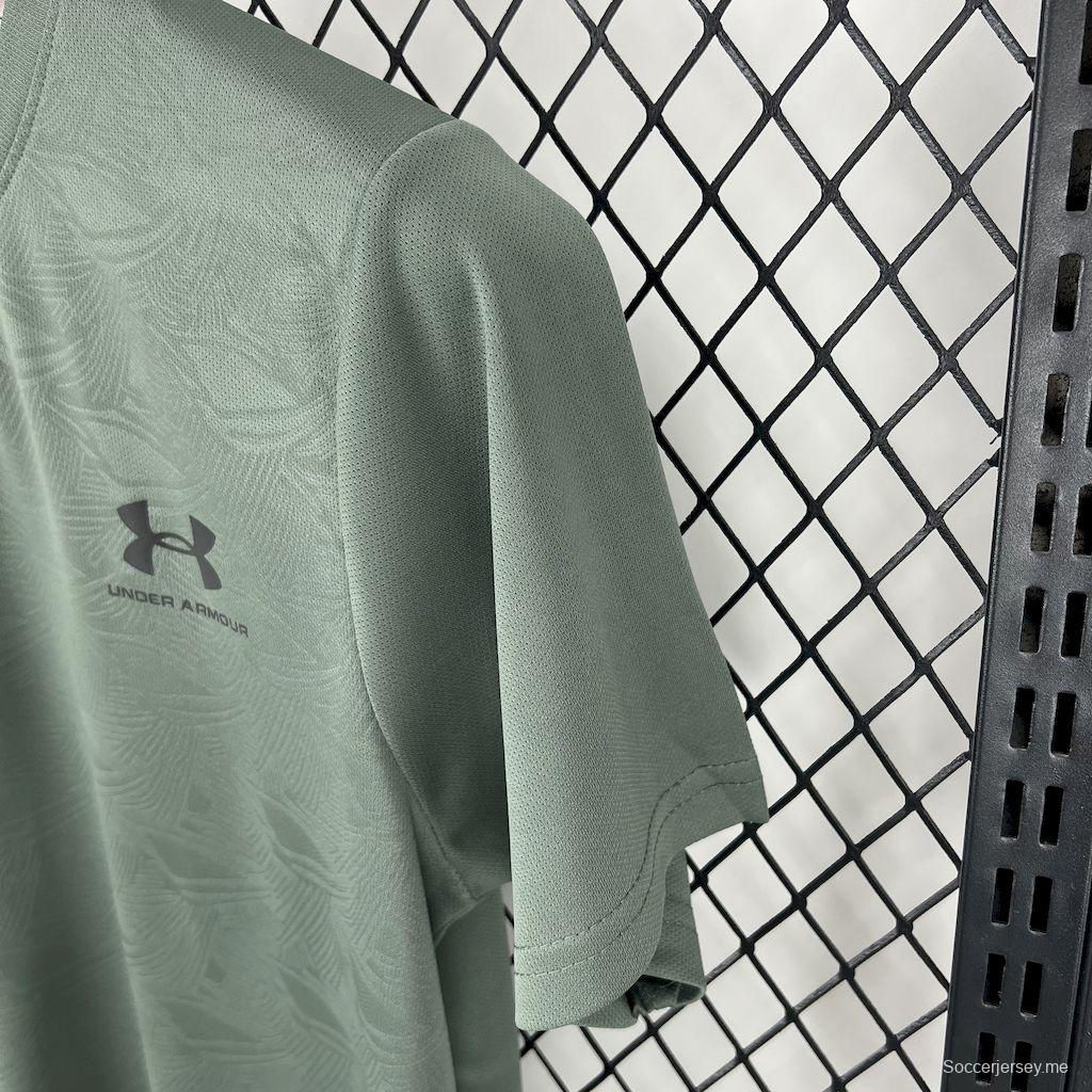 2025 تي شيرت أبيض اللون أبيض من أندر أرمر #1043