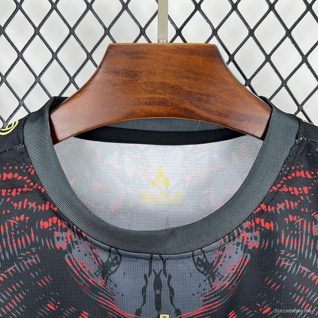 2025/26 باريس سان جيرمان (CAMPEONES DE EUROPA) قميص رمادي