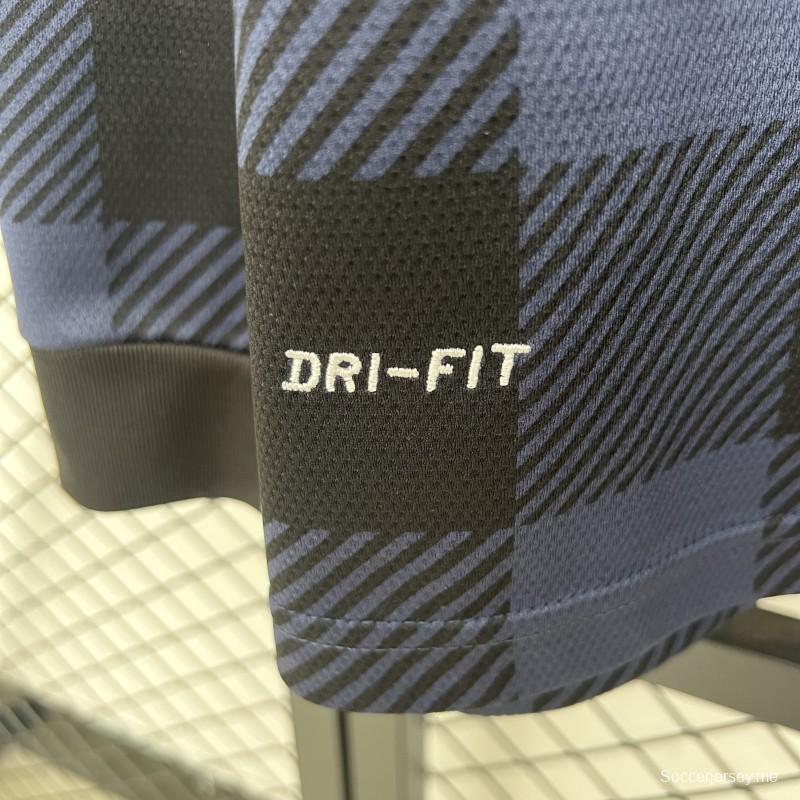 13/14 قميص مانشستر يونايتد ريترو مانشستر يونايتد بأكمام طويلة أسود اللون