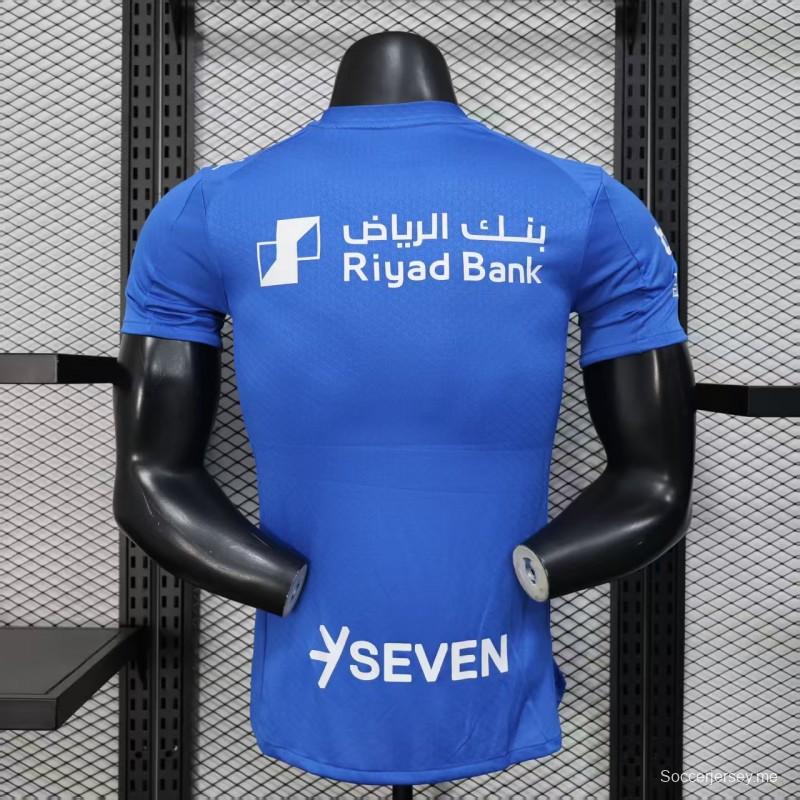 إصدار اللاعب 25/26 قميص الهلال الأساسي 25/26