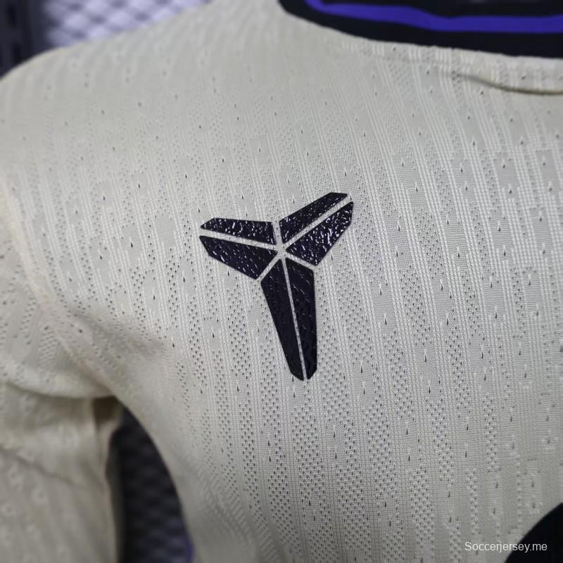 نسخة اللاعب 25/26 قميص بأكمام طويلة الأكمام من برشلونة Away 25/26