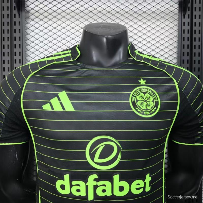 إصدار اللاعب 25/26 قميص سلتيك خارج الديار 25/26