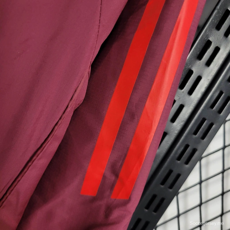 25/26 جاكيت بايرن ميونيخ نبيذ سترة واقية من الرياح 25/26