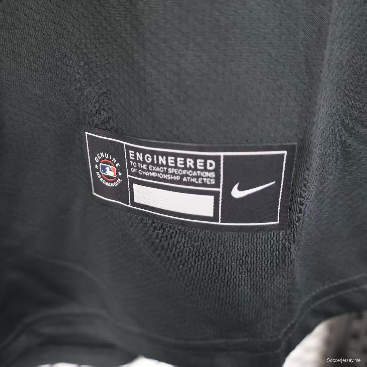 25/26 قميص بيسبول بيسبول بيسبول أسود مميز 25/26