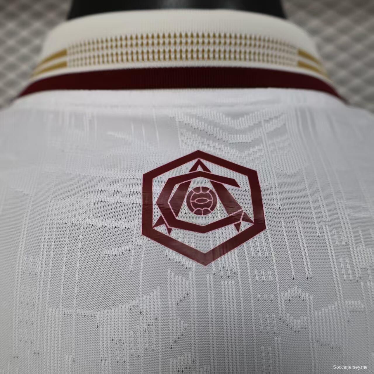 إصدار اللاعب 25/26 القميص الأبيض الثالث لأرسنال 25/26