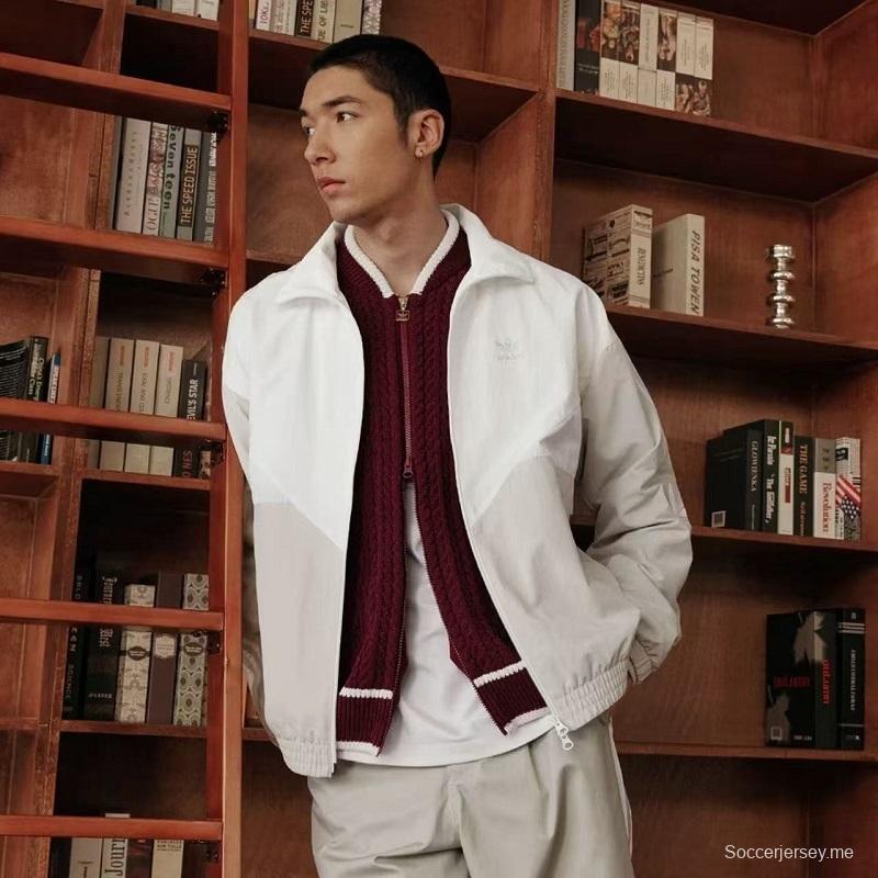 2025 أديداس 2025 سترة واقية من أديداس أسود/أبيض