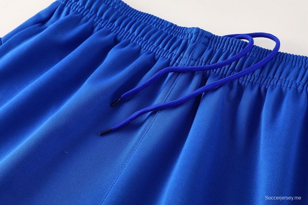 25/26 جاكيت أحمر بسحاب كامل أحمر من أتليتكو مدريد + بنطال طويل