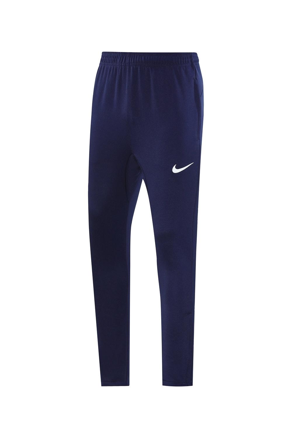 2025 NIKE جاكيت أسود/أبيض بسحاب كامل + بنطلون طويل