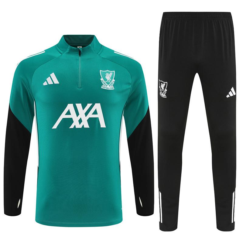 25/26 Liverpool Green Half Zipper Jacket+Long Pants
