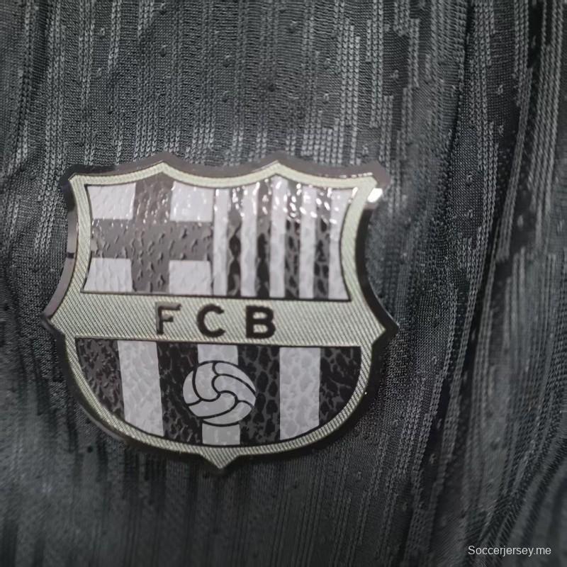 نسخة اللاعب 25/26 شورت برشلونة أسود قصير 25/26