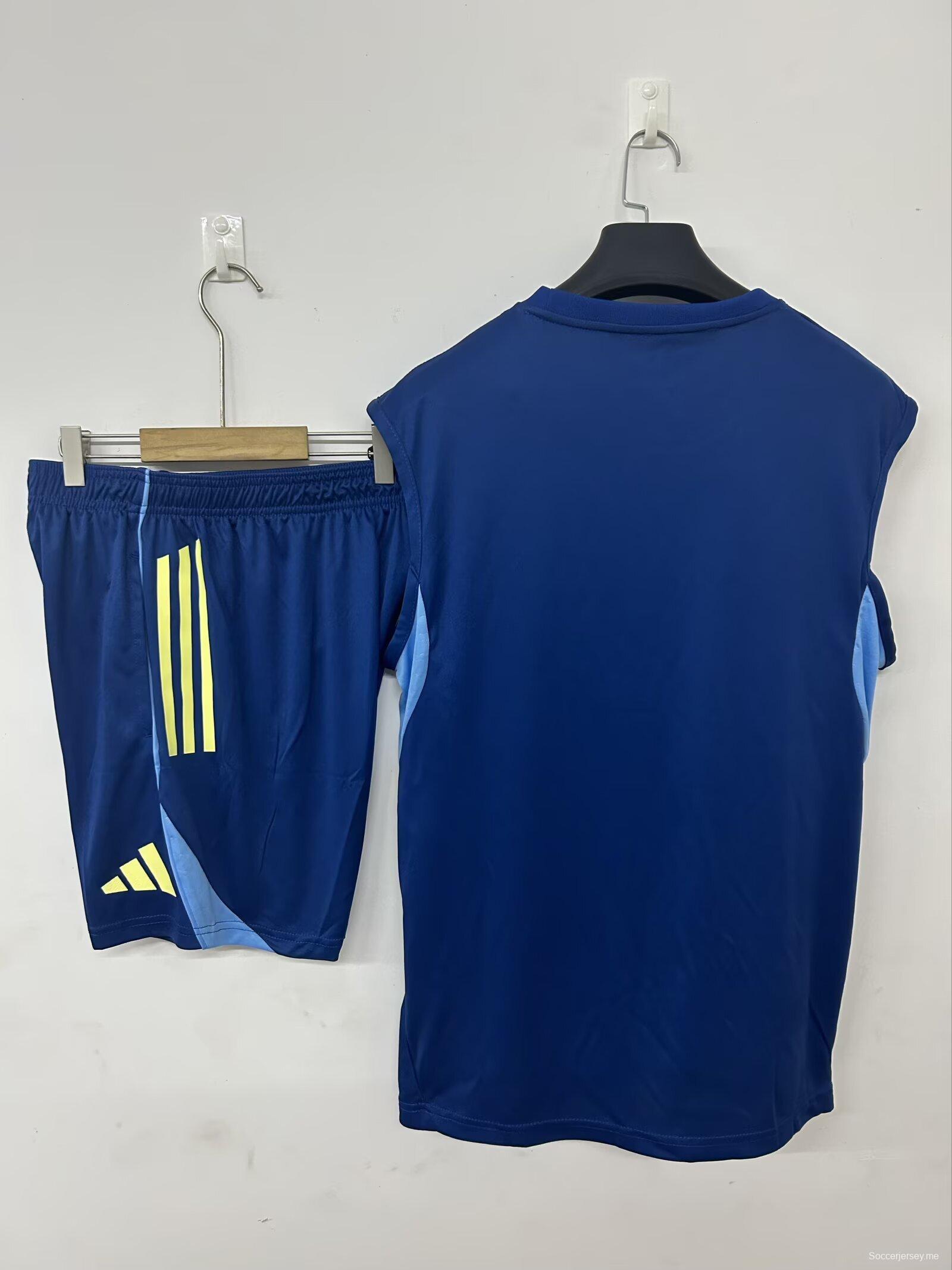 25/26 قميص ريا سرقسطة فيست ريا سرقسطة أزرق ملكي + شورت