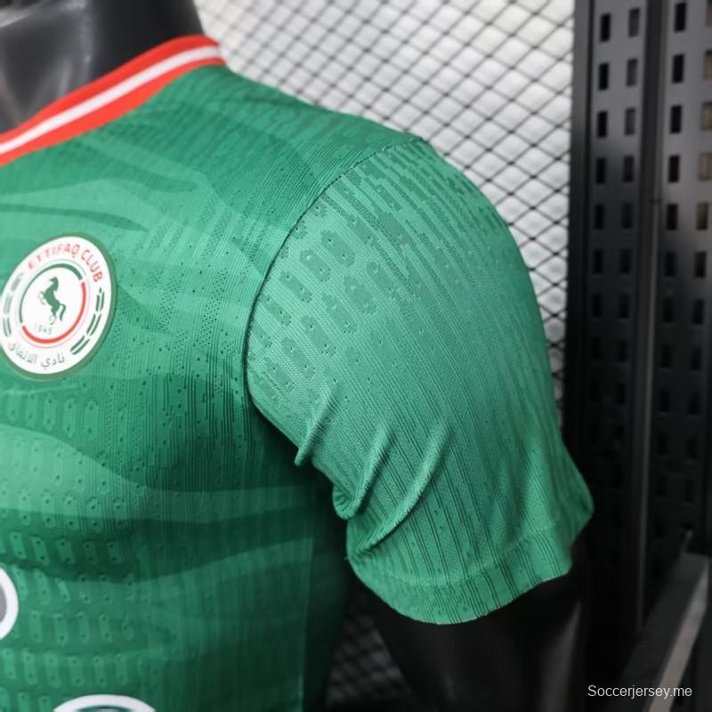 إصدار اللاعب 25/26 قميص نادي الاتفاق الأخضر لنادي الاتفاق