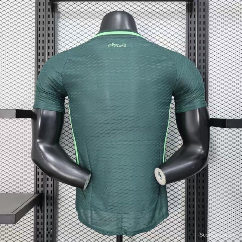 إصدار اللاعب 2025 قميص الجزائر الأخضر 2025