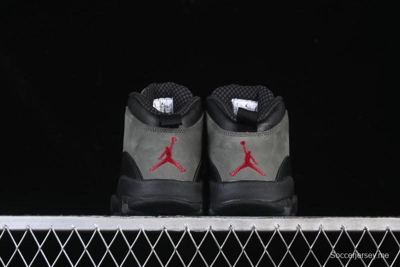 حذاء كرة السلة نايك اير جوردان 10 ريترو شادو رمادي من نايك - HJ6779-001