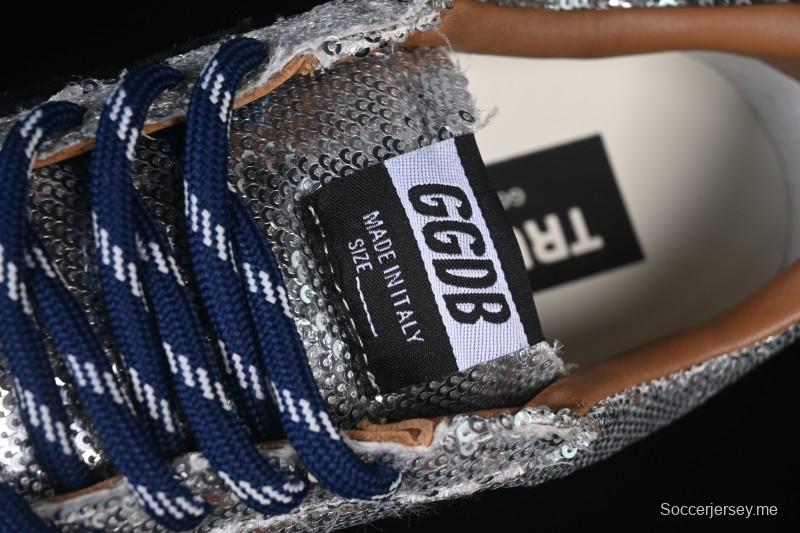 حذاء سنيكرز جلدي من جولدن جوس ترو ستار من الجلد المضغوط - GGDB