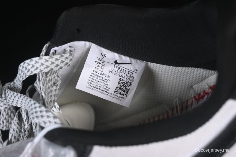 حذاء رياضي نايك اير فورس 1'07 منخفض كاجوال باللون الأبيض أسود رمادي - YF9511-805